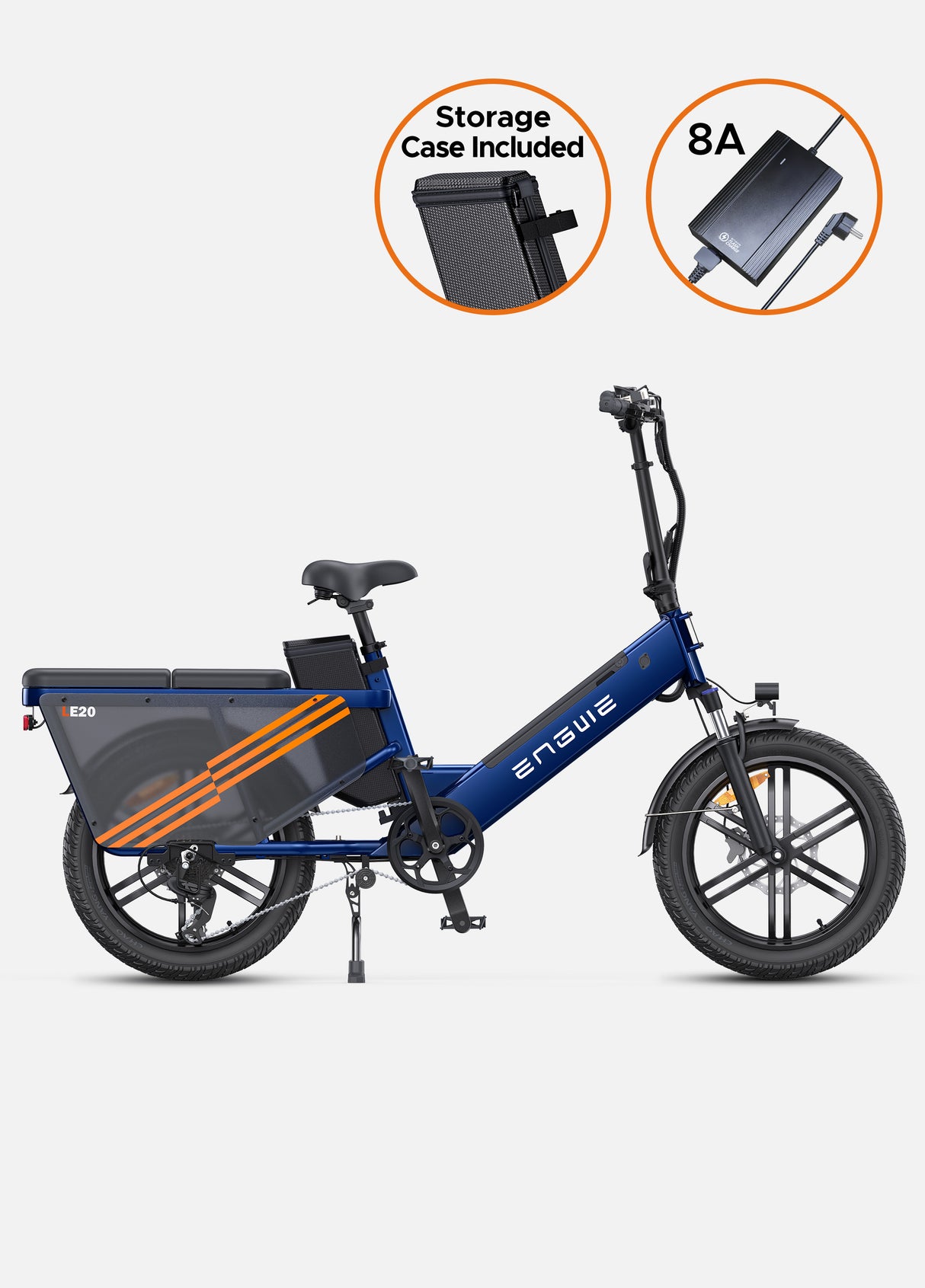 storage case and 8A fast charger are included