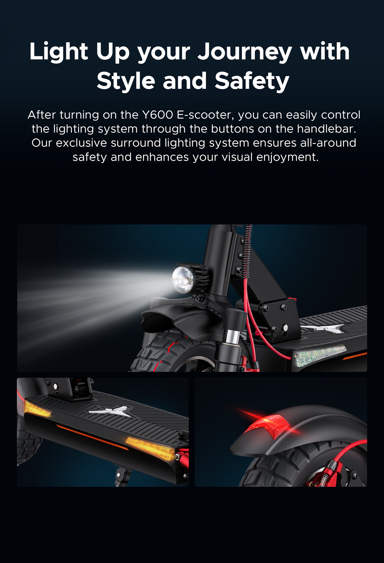 engwe y600 lights